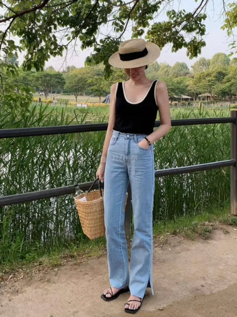 Alamode - Korean Women Fashion - #womensfashion - Color Sleeveless