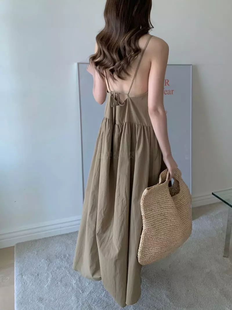 Almond Pepe - Korean Women Fashion - #momslook - Tail Set One-piece