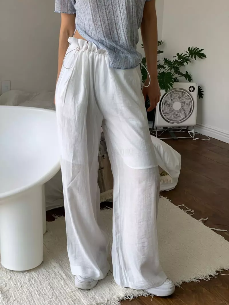 Almond Pepe - Korean Women Fashion - #momslook - Rinkle Pants - 10