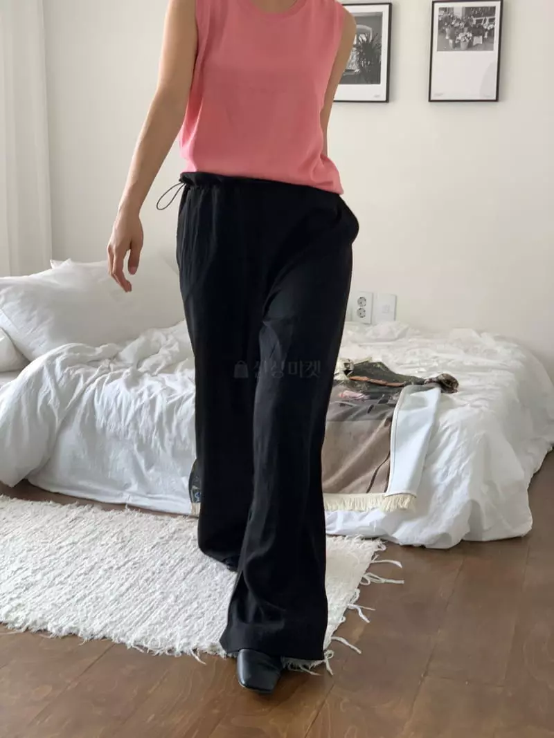 Almond Pepe - Korean Women Fashion - #momslook - Rinkle Pants - 6