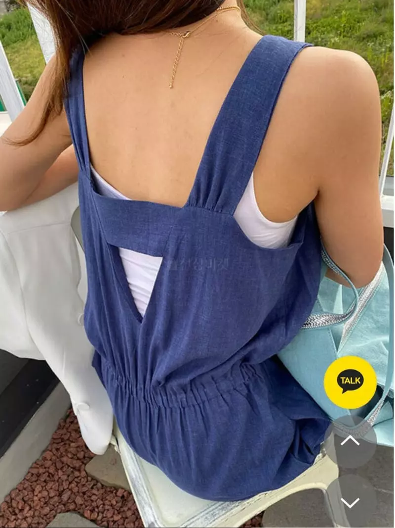 Almond Pepe - Korean Women Fashion - #womensfashion - Nine Linen Jumpsuit - 4