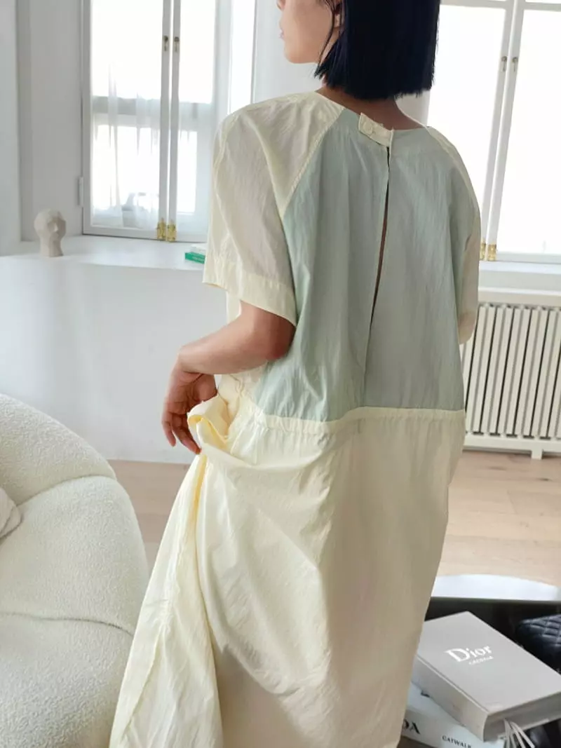 Almond Pepe - Korean Women Fashion - #shopsmall - Andy Color One-piece - 4