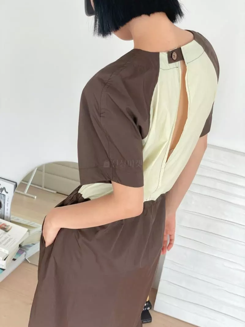 Almond Pepe - Korean Women Fashion - #womensfashion - Andy Color One-piece - 11