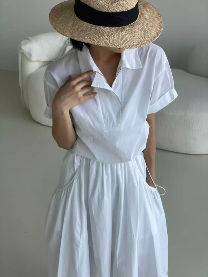 Almond Pepe - Korean Women Fashion - #womensfashion - Mone String Shirt - 3