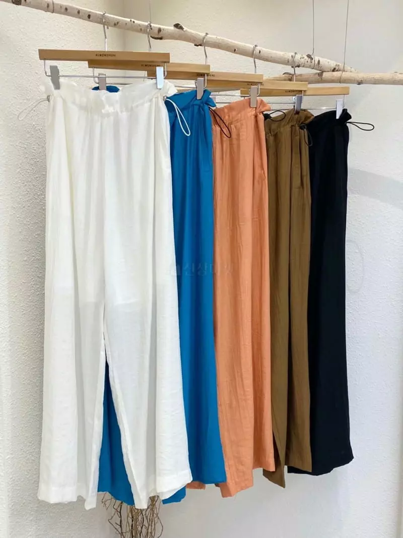 Almond Pepe - Korean Women Fashion - #womensfashion - Rinkle Pants - 11