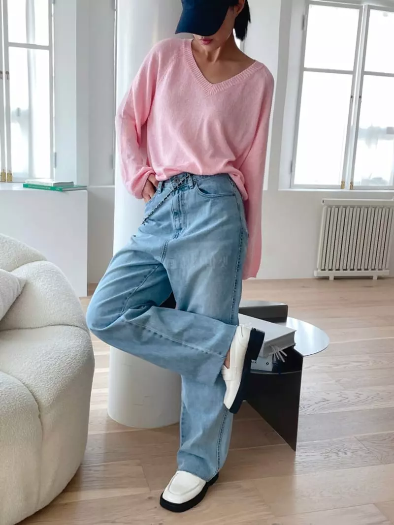 Almond Pepe - Korean Women Fashion - #womensfashion - Demage Jeans - 2