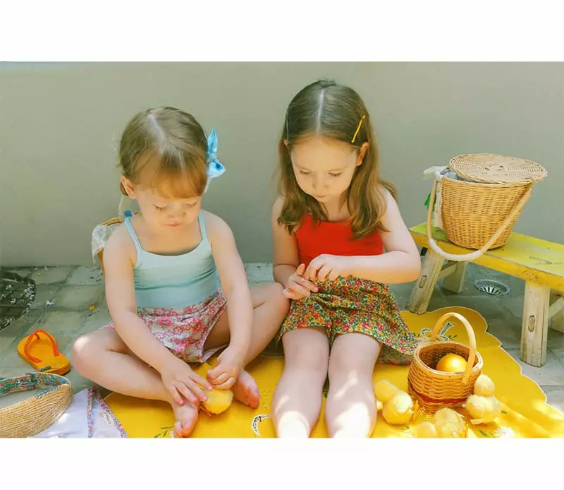 Amber - Korean Children Fashion - #magicofchildhood - Allo Top Bottom Set
