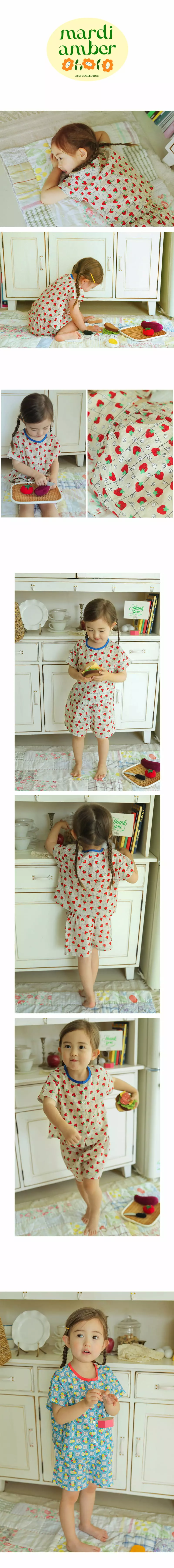 Amber - Korean Children Fashion - #prettylittlegirls - Conny Top Bottom Set - 2