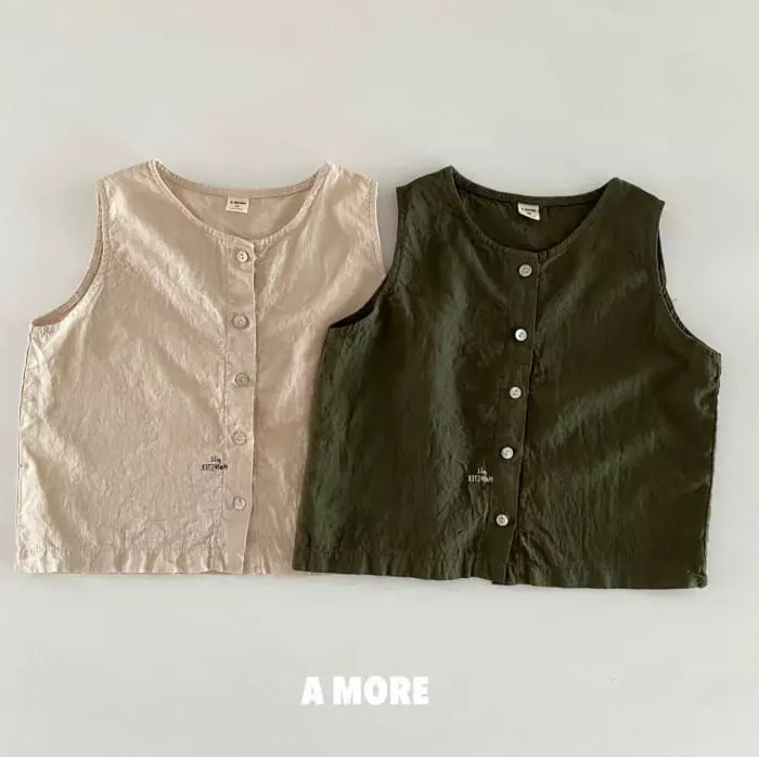 Amore - Korean Children Fashion - #Kfashion4kids - Heart Sleeveless