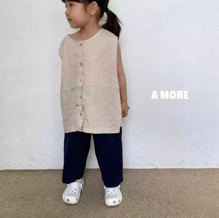Amore - Korean Children Fashion - #designkidswear - Heart Sleeveless - 11