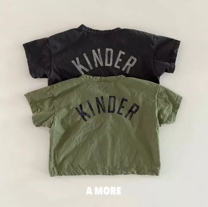 Amore - Korean Children Fashion - #kidsshorts - Kinder Tee