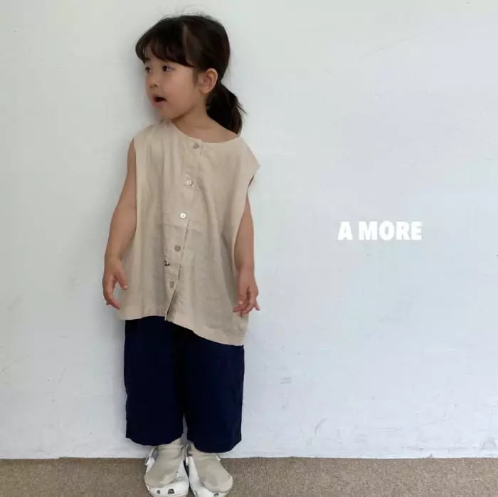 Amore - Korean Children Fashion - #prettylittlegirls - Heart Sleeveless - 5