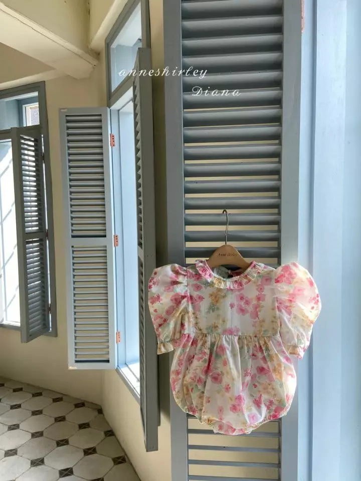 Anne Shirley - Korean Baby Fashion - #babyfashion - Flower Bodysuit - 2