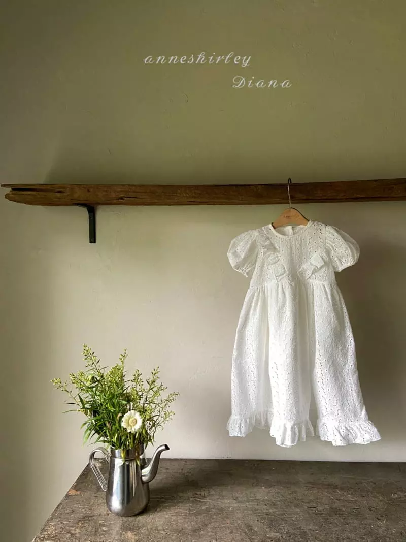 Anne Shirley - Korean Baby Fashion - #babyfashion - Eyelet One-piece - 11