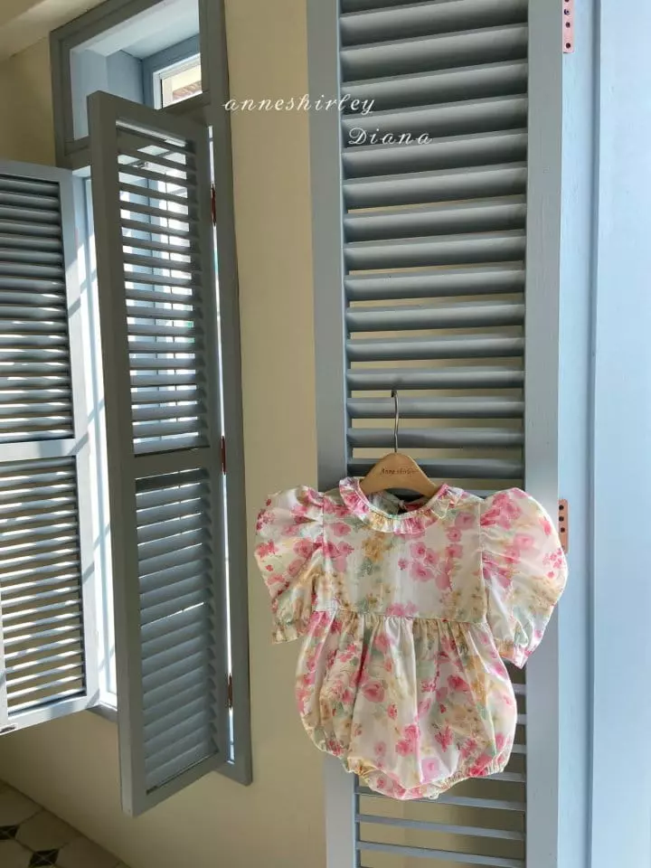 Anne Shirley - Korean Baby Fashion - #babyfever - Flower Bodysuit - 3