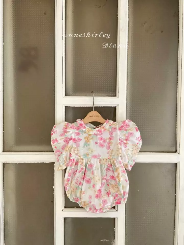 Anne Shirley - Korean Baby Fashion - #babylifestyle - Flower Bodysuit - 5