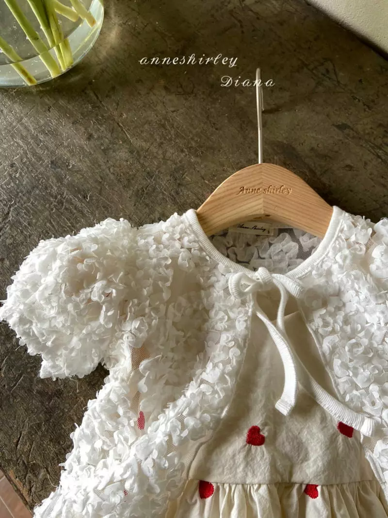 Anne Shirley - Korean Baby Fashion - #babylifestyle - Heart Bodysuit - 2