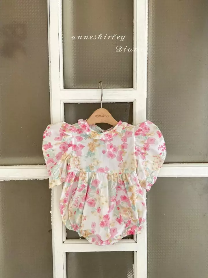 Anne Shirley - Korean Baby Fashion - #babyoninstagram - Flower Bodysuit - 6
