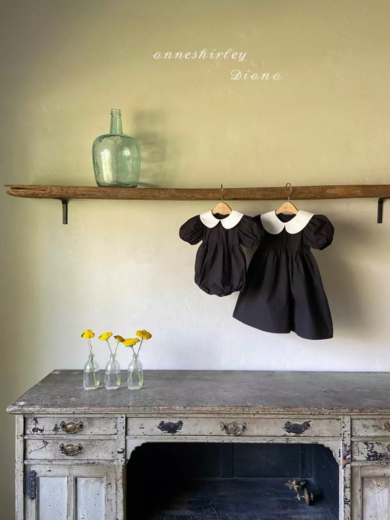 Anne Shirley - Korean Baby Fashion - #babyoutfit - Momo Collar Bodysuit - 2