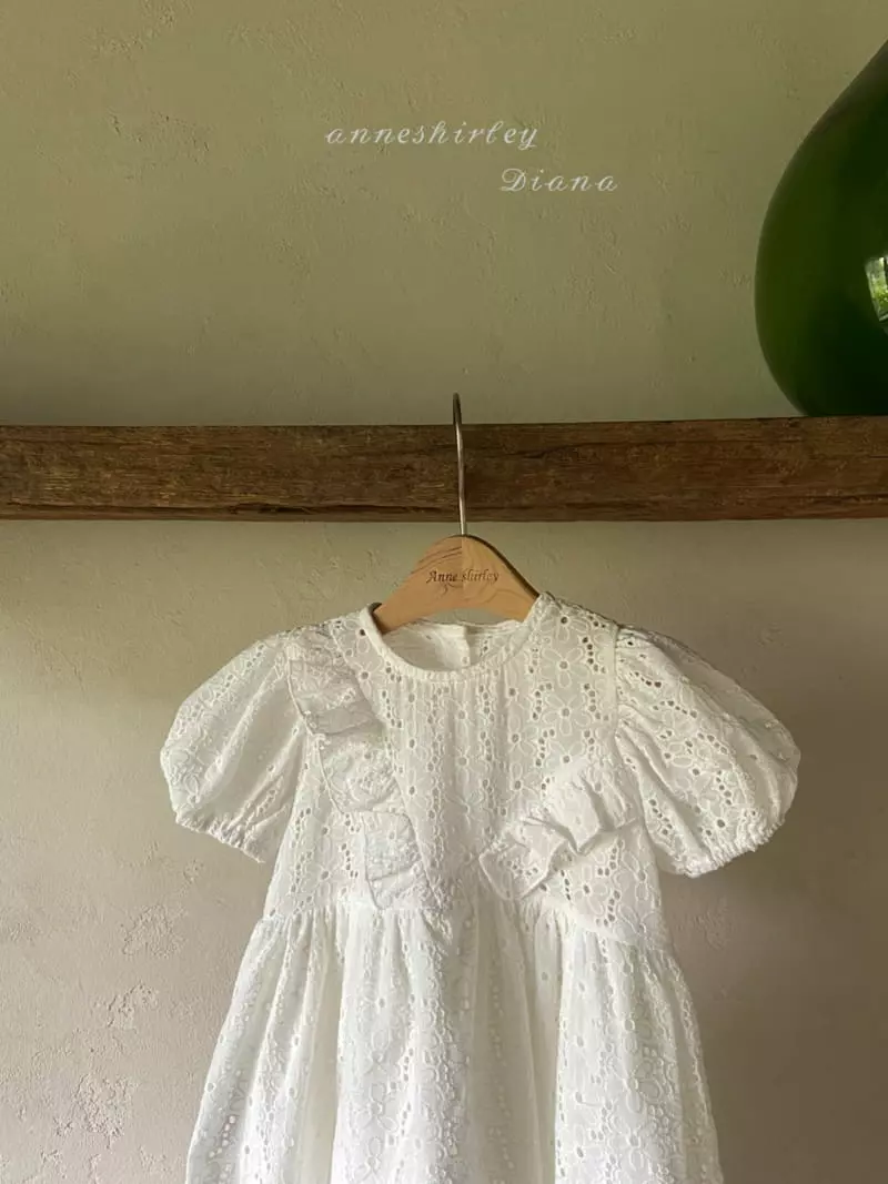 Anne Shirley - Korean Baby Fashion - #babyoutfit - Eyelet One-piece - 2