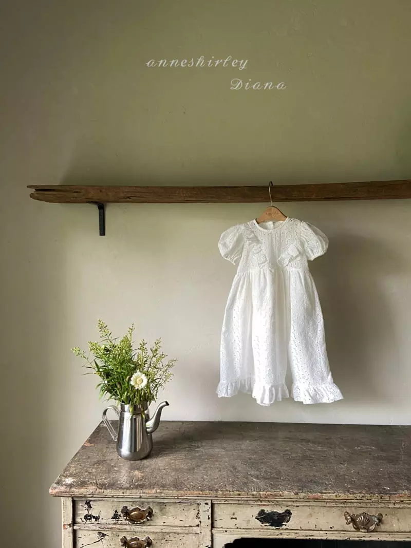 Anne Shirley - Korean Baby Fashion - #smilingbaby - Eyelet One-piece - 7