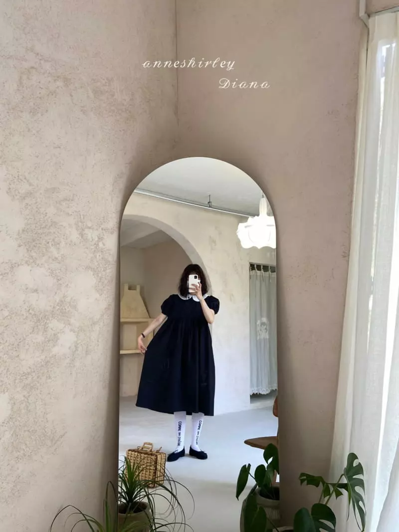 Anne Shirley - Korean Women Fashion - #momslook - Mom Mom Momo One-piece - 2