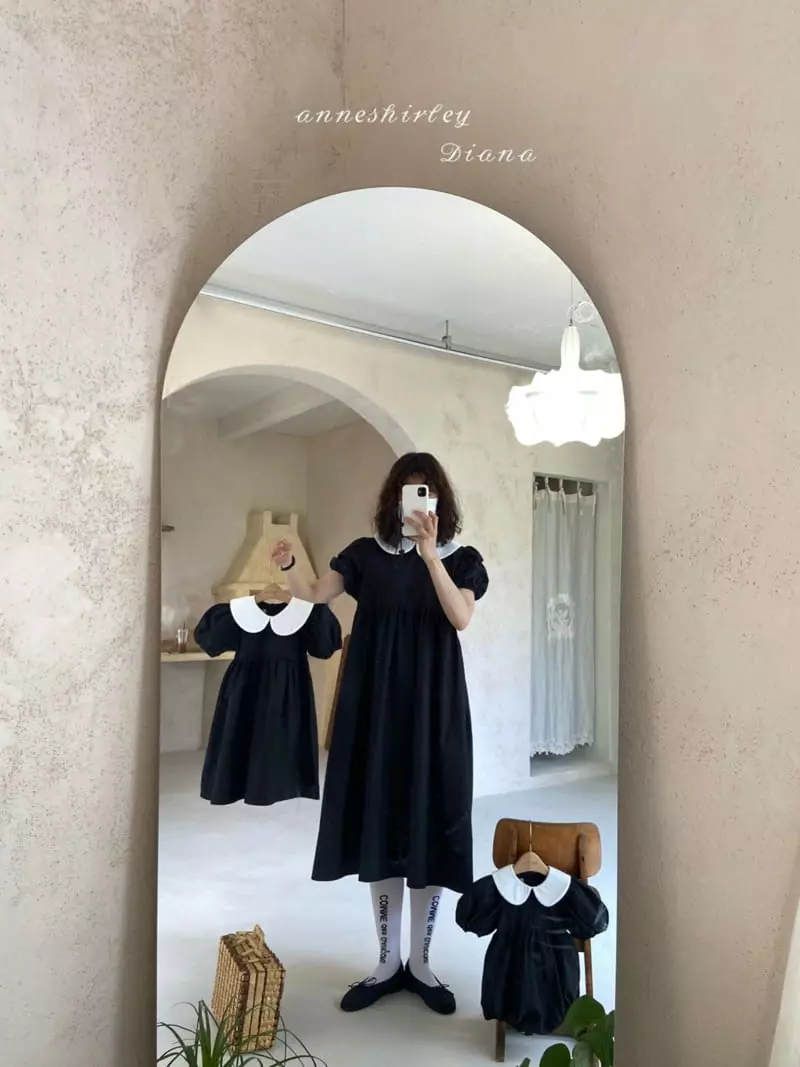 Anne Shirley - Korean Women Fashion - #vintagekidsstyle - Mom Mom Momo One-piece - 11