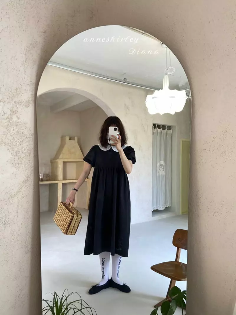 Anne Shirley - Korean Women Fashion - #womensfashion - Mom Mom Momo One-piece