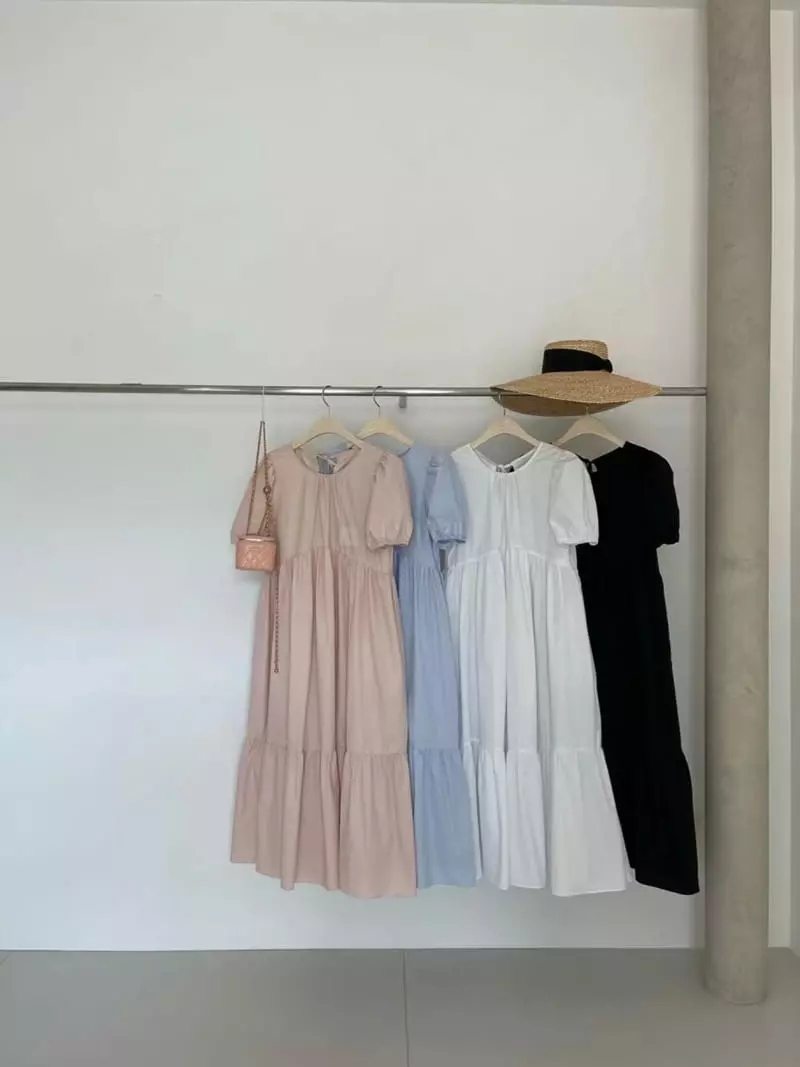 Another Avenue - Korean Women Fashion - #momslook - Plare Shirring One-piece