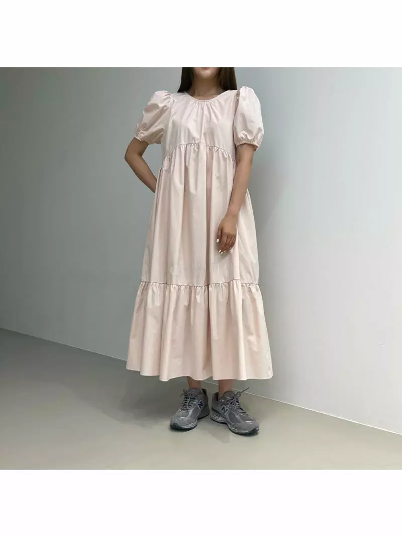 Another Avenue - Korean Women Fashion - #momslook - Plare Shirring One-piece - 11