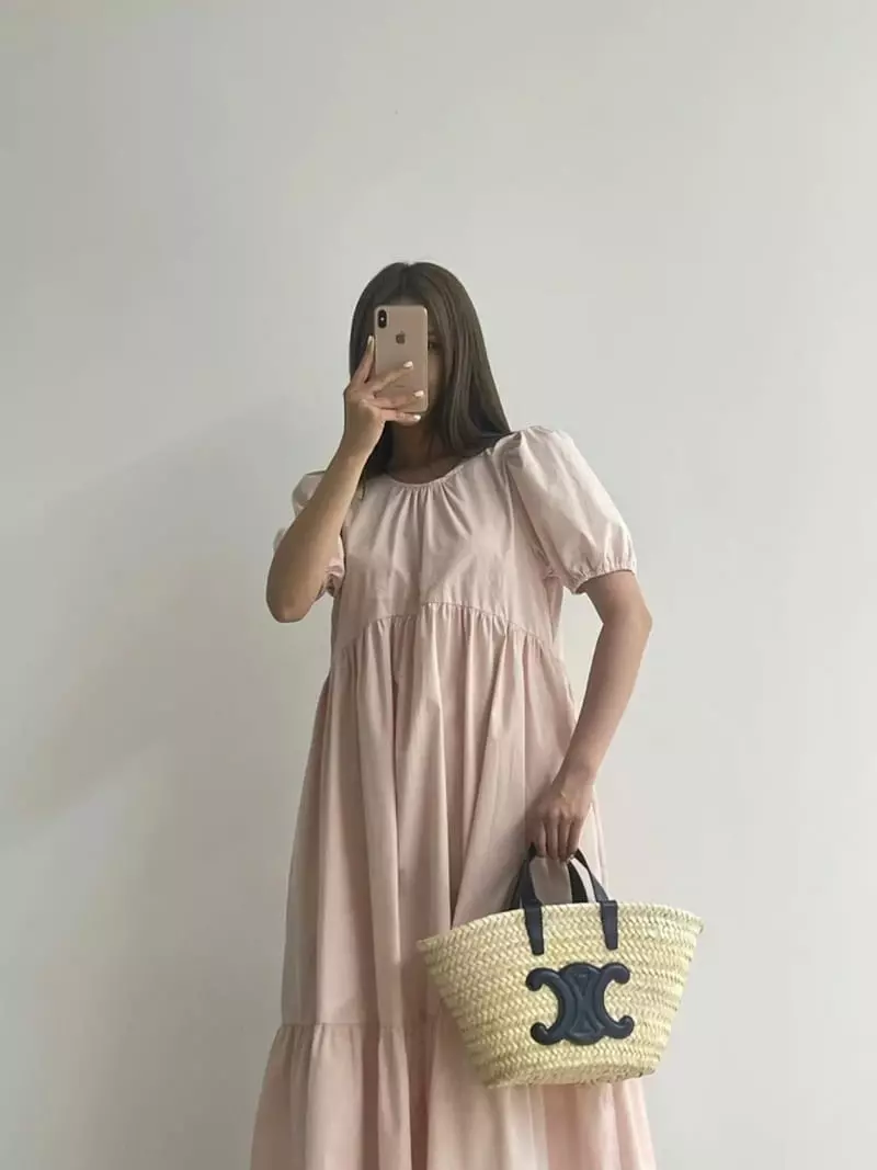 Another Avenue - Korean Women Fashion - #momslook - Plare Shirring One-piece - 5