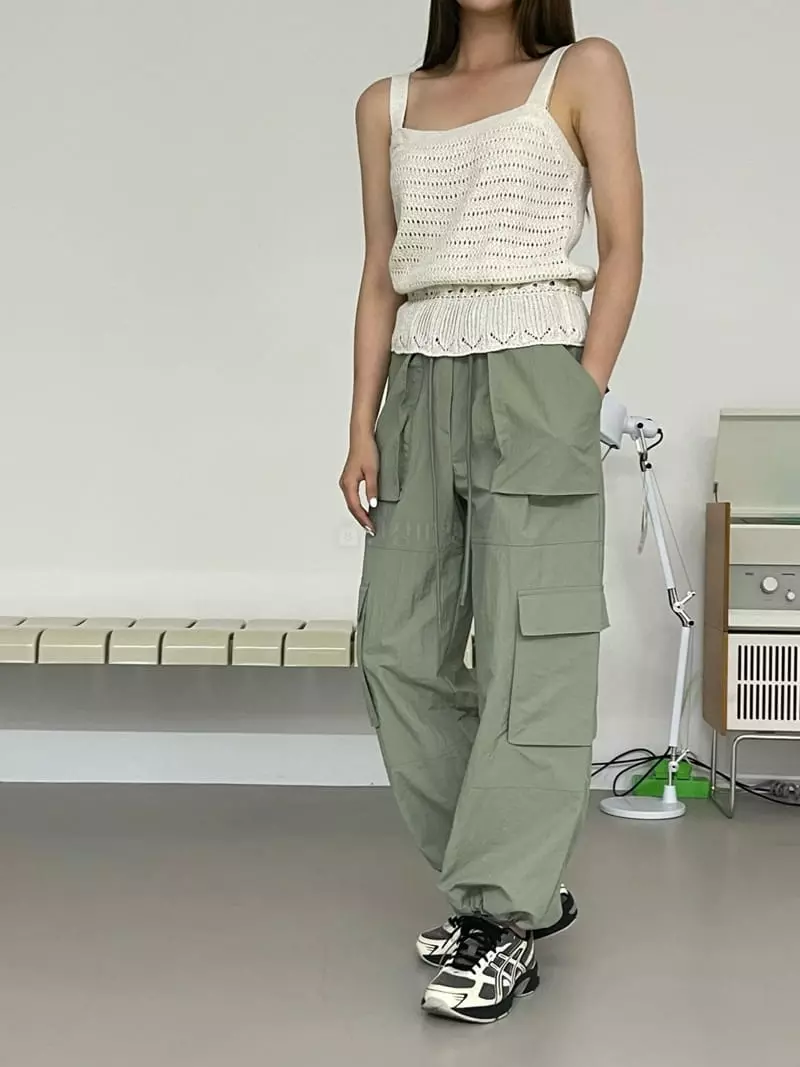 Another Avenue - Korean Women Fashion - #momslook - Frill Sleeveless Knit - 8