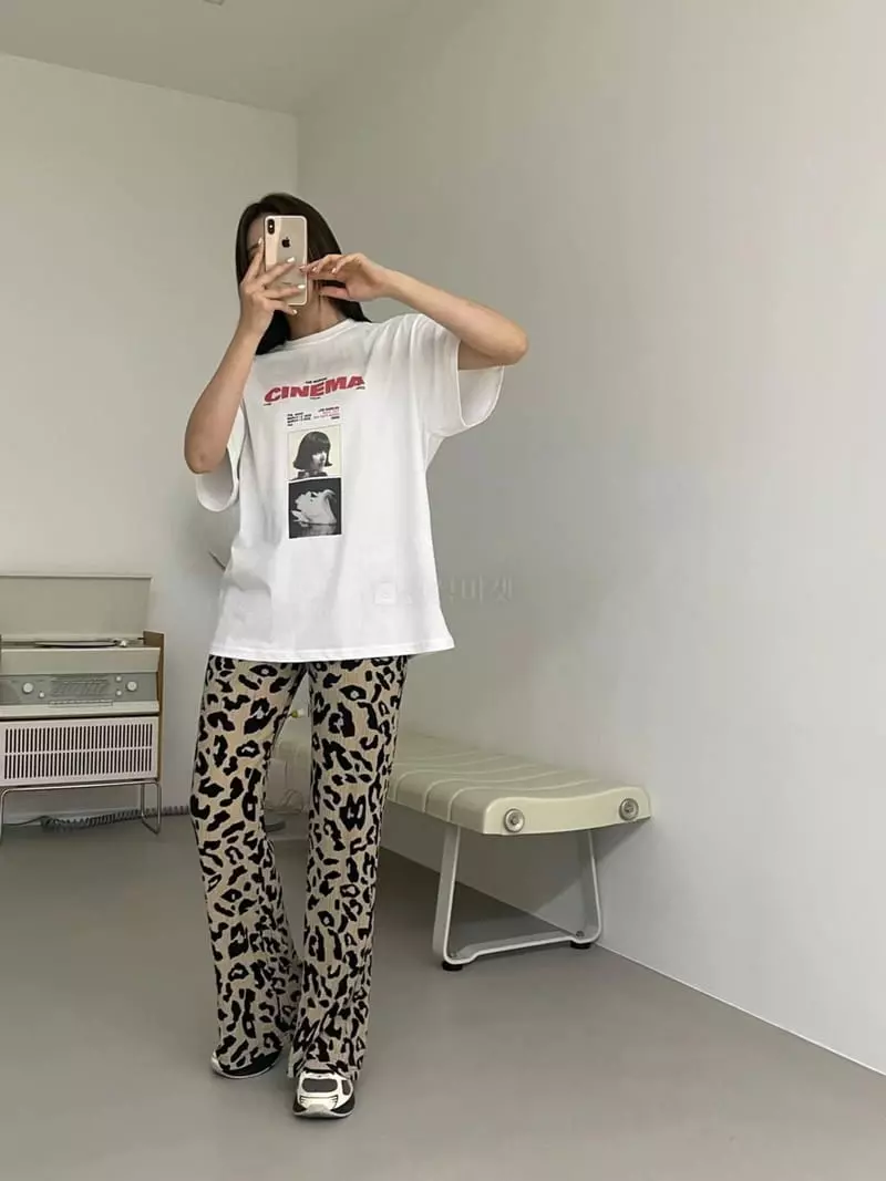 Another Avenue - Korean Women Fashion - #momslook - Big Leopard Pants - 10