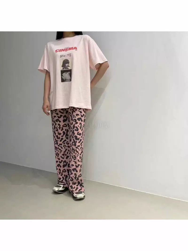 Another Avenue - Korean Women Fashion - #momslook - Big Leopard Pants - 8