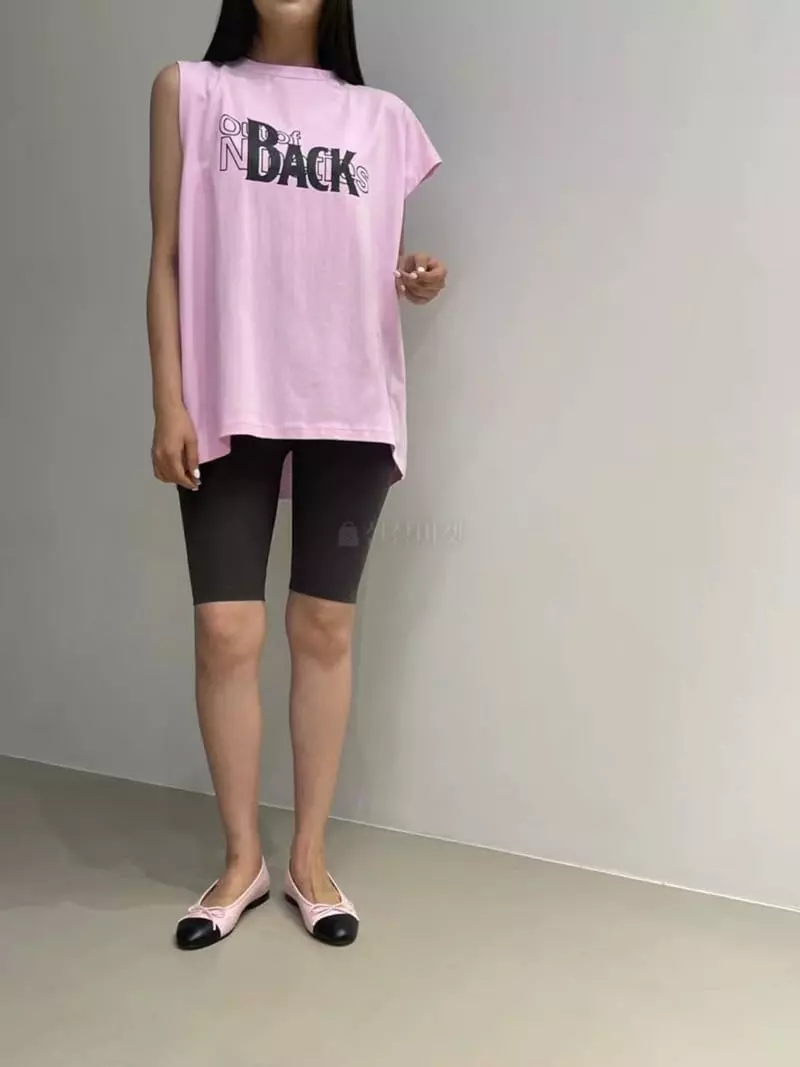 Another Avenue - Korean Women Fashion - #momslook - Unbal Paint Tee - 6