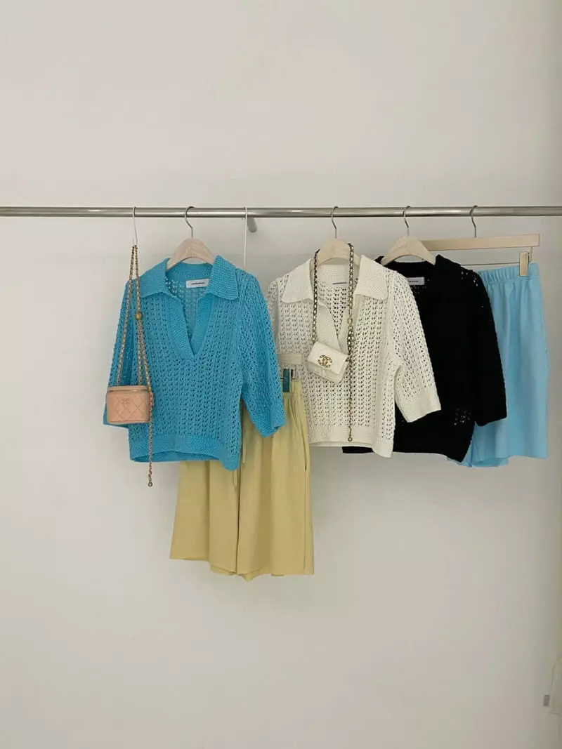 Another Avenue - Korean Women Fashion - #momslook - See Through Collar Knit - 10