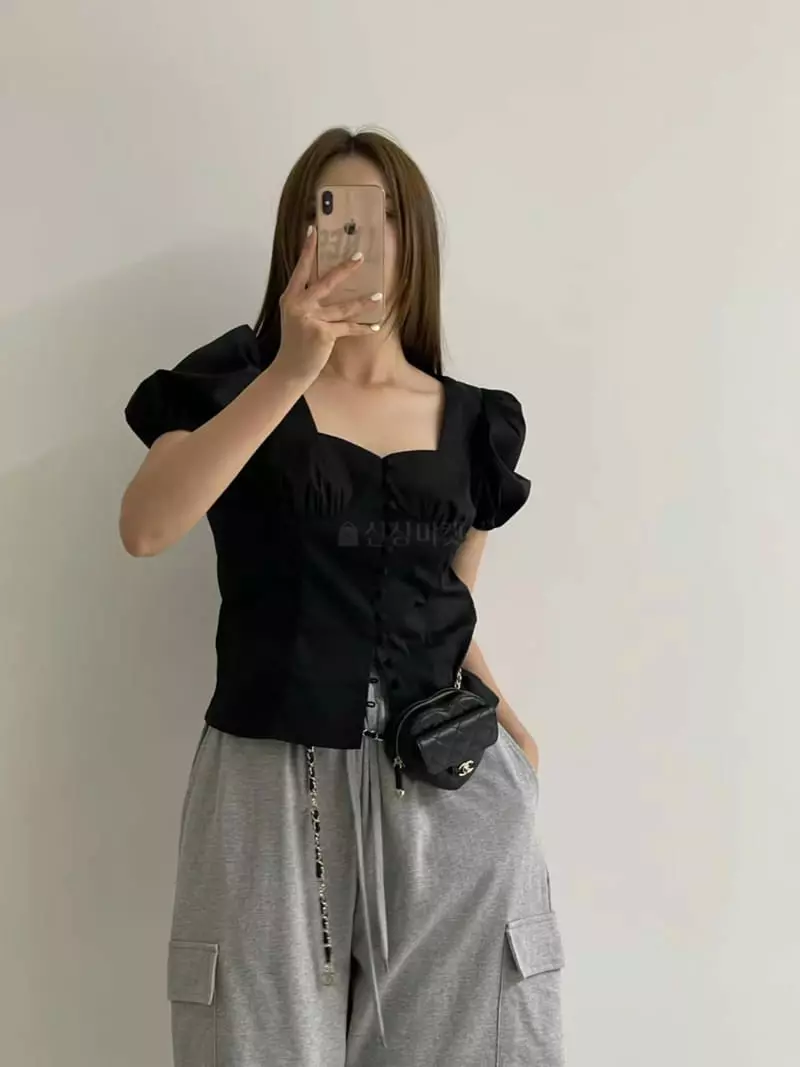 Another Avenue - Korean Women Fashion - #womensfashion - Puff Blouse - 4