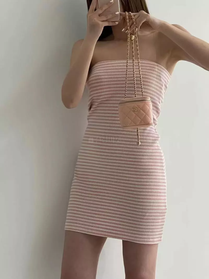 Another Avenue - Korean Women Fashion - #momslook - Stripes One-piece - 3
