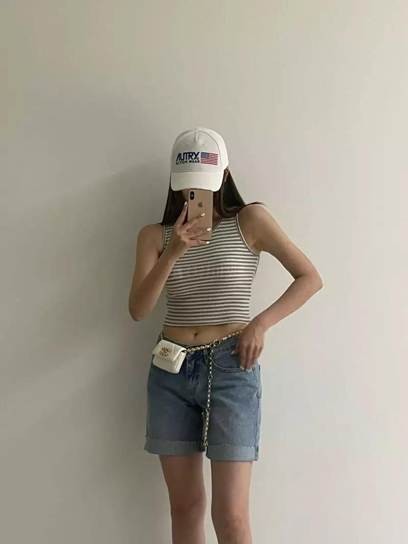 Another Avenue - Korean Women Fashion - #momslook - Stripes Sleeveless