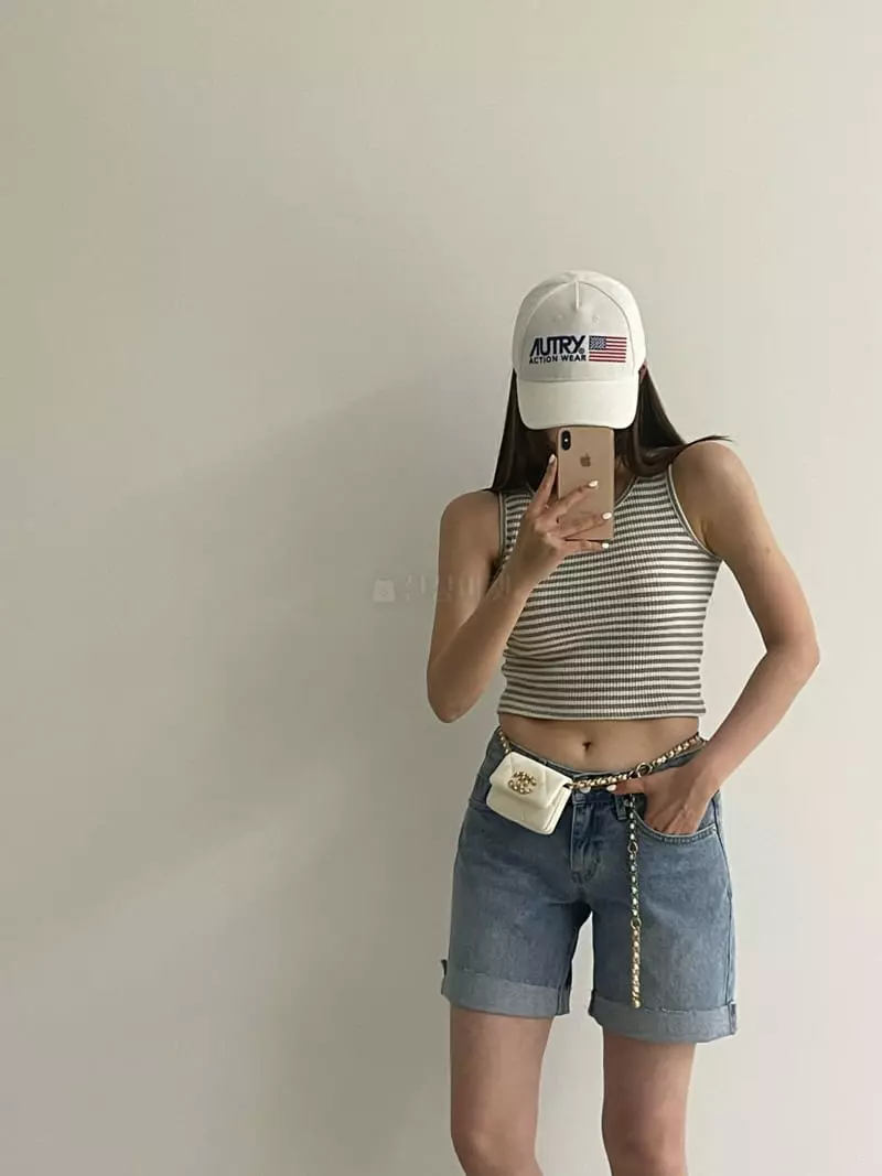 Another Avenue - Korean Women Fashion - #momslook - Stripes Sleeveless - 3