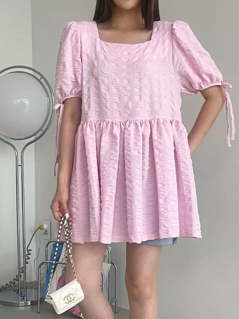 Another Avenue - Korean Women Fashion - #momslook - Macaroon Blouse - 7