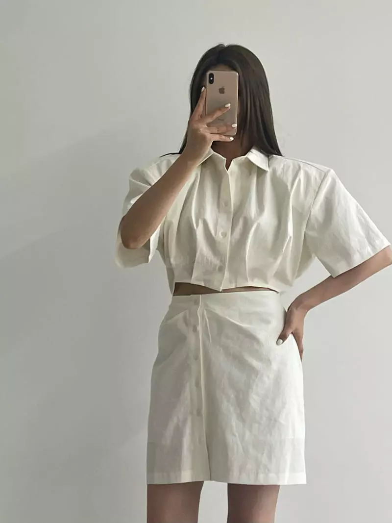 Another Avenue - Korean Women Fashion - #momslook - Slit One-piece - 7