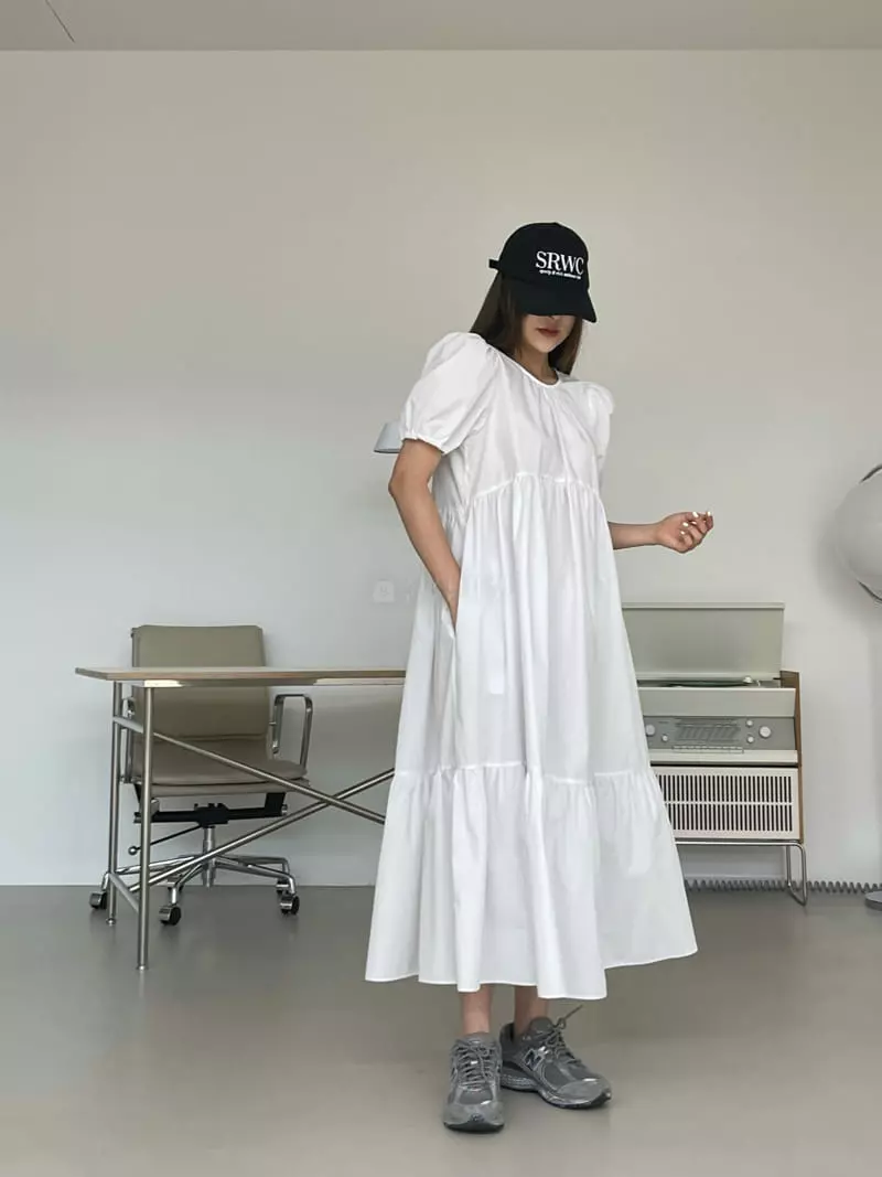 Another Avenue - Korean Women Fashion - #momslook - Plare Shirring One-piece