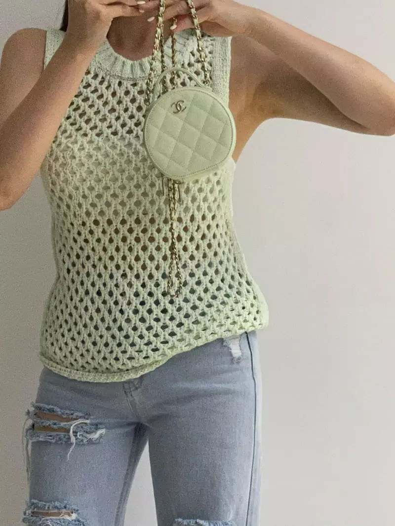 Another Avenue - Korean Women Fashion - #momslook - Tape Knit Vest - 7