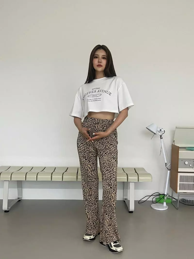 Another Avenue - Korean Women Fashion - #vintagekidsstyle - Small Leopard Pants - 4