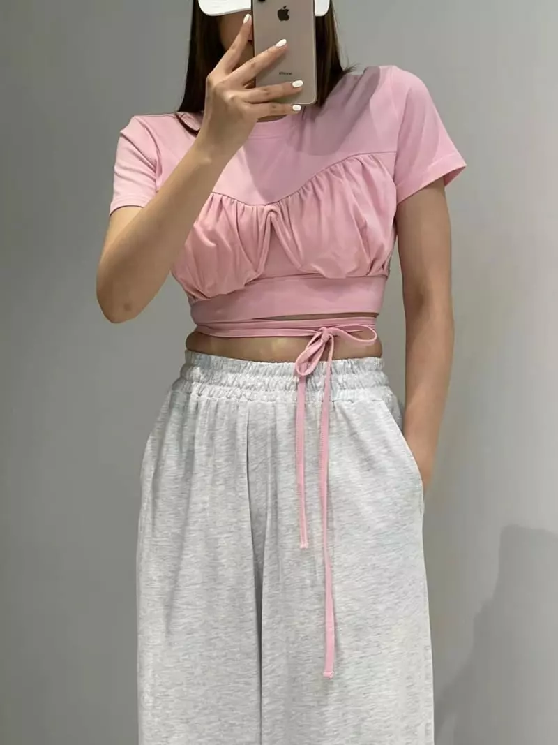Another Avenue - Korean Women Fashion - #pursuepretty - Wire Crop Tee