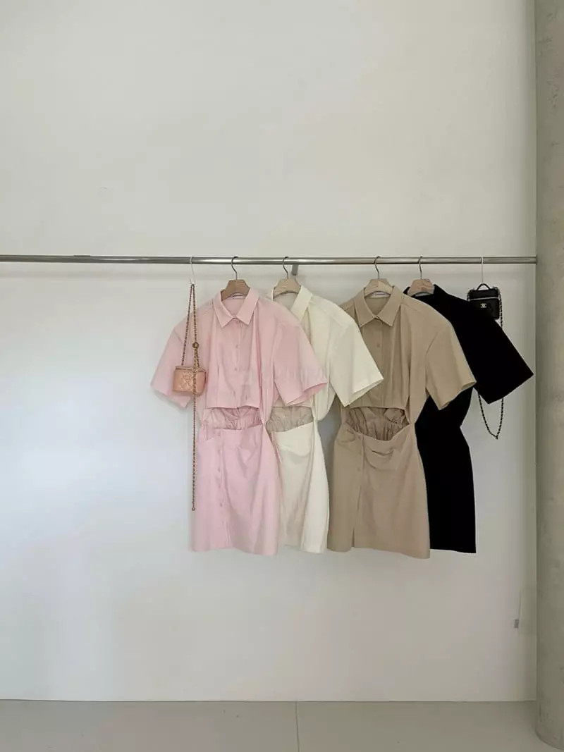 Another Avenue - Korean Women Fashion - #pursuepretty - Slit One-piece - 12