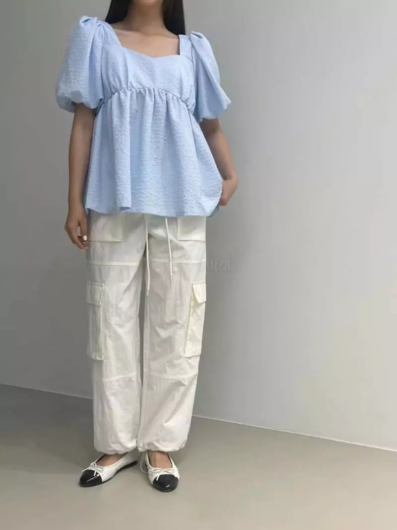 Another Avenue - Korean Women Fashion - #romanticstyle - Cube Blouse - 10
