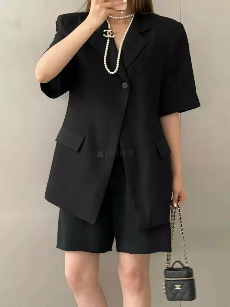 Another Avenue - Korean Women Fashion - #romanticstyle - Short Sleeves Jacket - 10