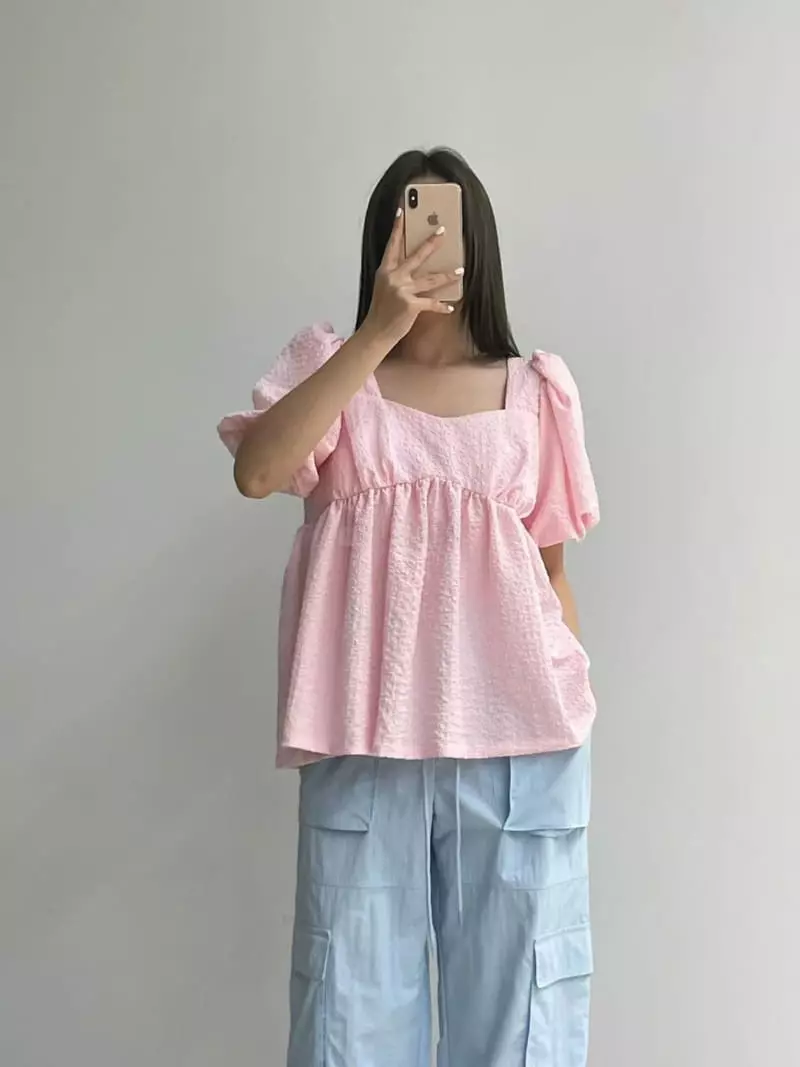 Another Avenue - Korean Women Fashion - #vintageinspired - Cube Blouse - 6